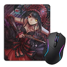 Mouse pad with print Date A Live Kurumi Tokisaki Girl