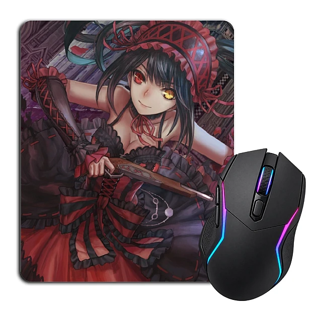 Mouse pad with print Date A Live Kurumi Tokisaki Girl