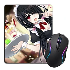 Mouse pad with print Date A Live Girl Kurumi Tokisaki Hero Girl