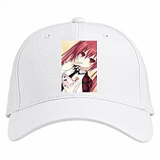 Baseball cap with Print Date A Live Kotori Itsuka - white