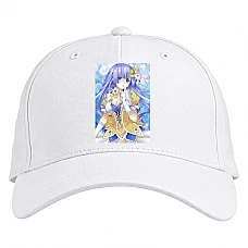 Baseball cap with Print Date A Live Izayoi Miku Hero - white