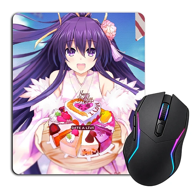 Mouse pad with print Date A Live Delicious Print