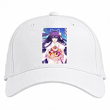 Baseball cap with Print Date A Live Delicious Print - white