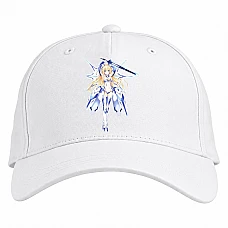 Baseball cap with Print Date A Live Artemisia Bell Ashcroft - white