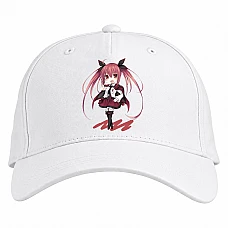 Baseball cap with Print Date A Live Little Kotori Itsuka - white