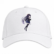 Baseball cap with Print Date A Live Happy Yatogami Tohka - white