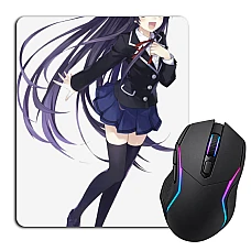 Mouse pad with print Date A Live Happy Yatogami Tohka