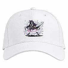 Baseball cap with Print Date A Live Battle Girl Print - white
