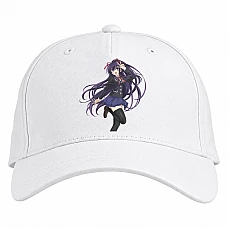 Baseball cap with Print Date A Live Happy Hero Yatogami Tohka - white