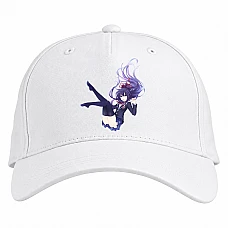 Baseball cap with Print Date A Live Flying Yatogami - white