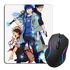 Mouse pad with print Blue Exorcist Heroes