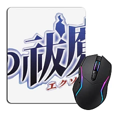 Mouse pad with print Blue Exorcist Blue Logo