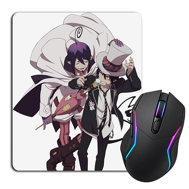 Mouse pad with print Blue Exorcist Characters