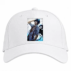 Baseball cap with Print Blue Exorcist Art Version - white