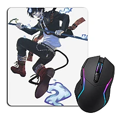 Mouse pad with print Blue Exorcist Print