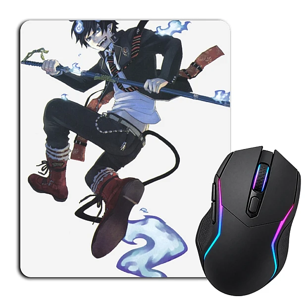 Mouse pad with print Blue Exorcist Print