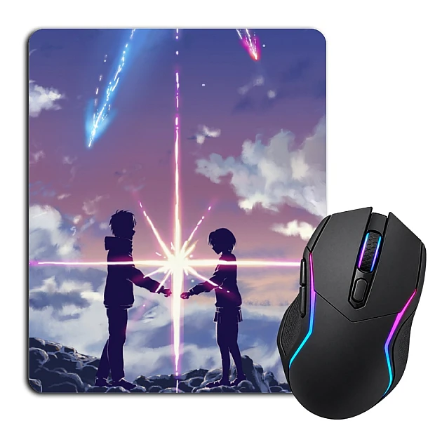 Mouse pad with print Your Name Main Theme