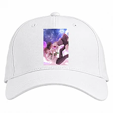 Baseball cap with Print Your Name Flying Heroes - white