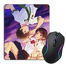 Mouse pad with print Your Name Happy Heroes