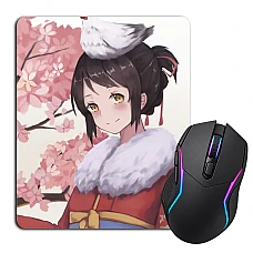 Mouse pad with print Your Name Funny Mitsuha Miyamizu
