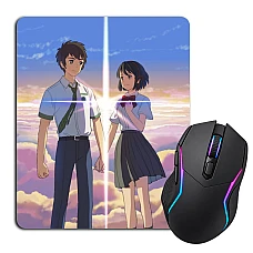Mouse pad with print Your Name Heroes