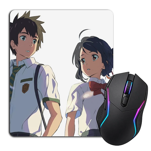 Mouse pad with print Your Name Main Heroes Print