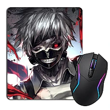 Mouse pad with print Tokyo Ghoul Ken Kaneki