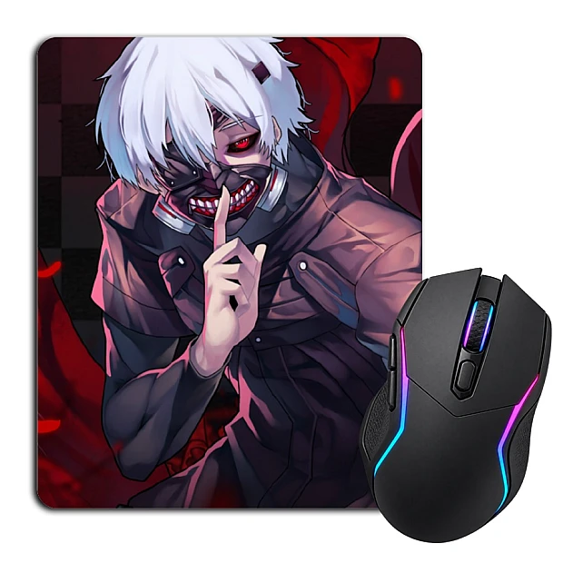 Mouse pad with print Tokyo Ghoul Ken Kaneki Hero