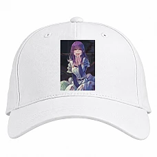 Baseball cap with Print Tokyo Ghoul Girl - white