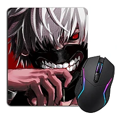 Mouse pad with print Tokyo Ghoul Ken Kaneki Face
