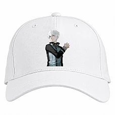 Baseball cap with Print Tokyo Ghoul Boy - white
