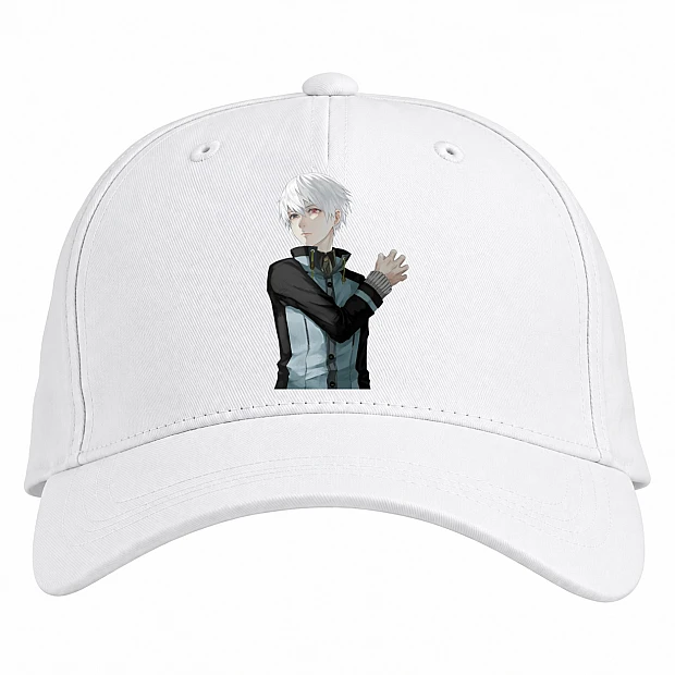 Baseball cap with Print Tokyo Ghoul Boy - white