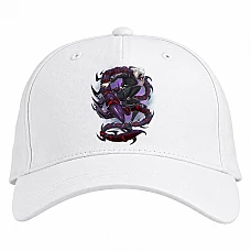 Baseball cap with Print Tokyo Ghoul Monster Print - white