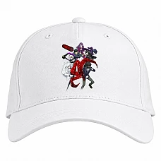 Baseball cap with Print Tokyo Ghoul Action Print - white