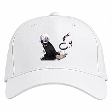 Baseball cap with Print Tokyo Ghoul Print Hero Boy - white