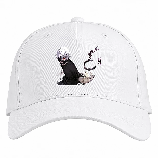 Baseball cap with Print Tokyo Ghoul Print Hero Boy - white