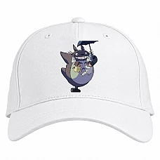 Baseball cap with Print Tonari No Totoro Heroes - white