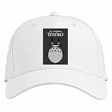 Baseball cap with Print Tonari No Totoro Grey Print - white