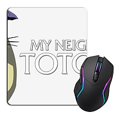 Mouse pad with print Tonari No Totoro Logo
