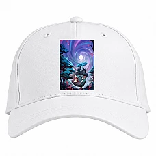 Baseball cap with Print Tonari No Totoro Art Edition - white