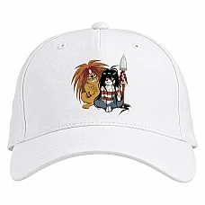 Baseball cap with Print Ushio To Tora Print - white