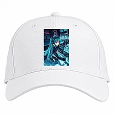 Baseball cap with Print Hatsune Miku Music - white