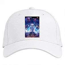 Baseball cap with Print Hatsune Miku Print - white