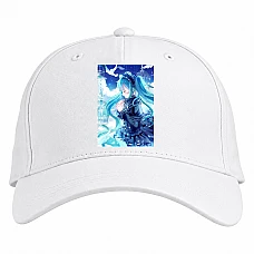 Baseball cap with Print Hatsune Miku Amazing Art - white