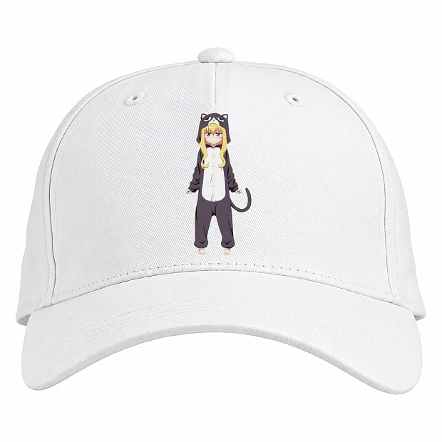 Baseball cap with Print Gabriel Dropout Kitty - white