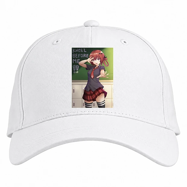 Baseball cap with Print Gabriel Dropout Satanichia - white