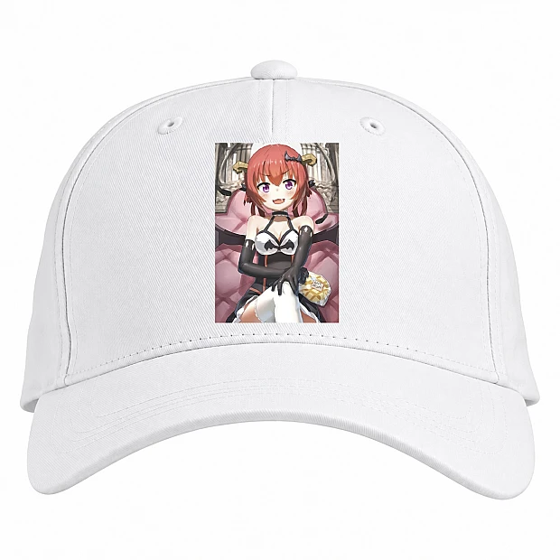 Baseball cap with Print Gabriel Dropout Amazing Satanichia - white