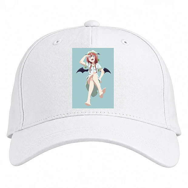 Baseball cap with Print Gabriel Dropout Satanichia Print - white