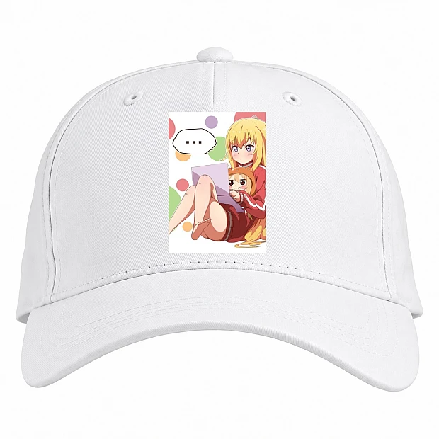 Baseball cap with Print Gabriel Dropout With Umaru - white