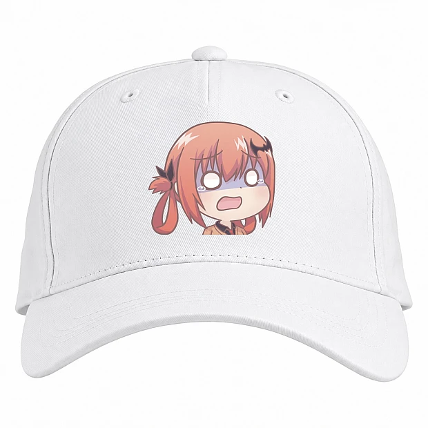Baseball cap with Print Gabriel Dropout Scary Satanichia - white